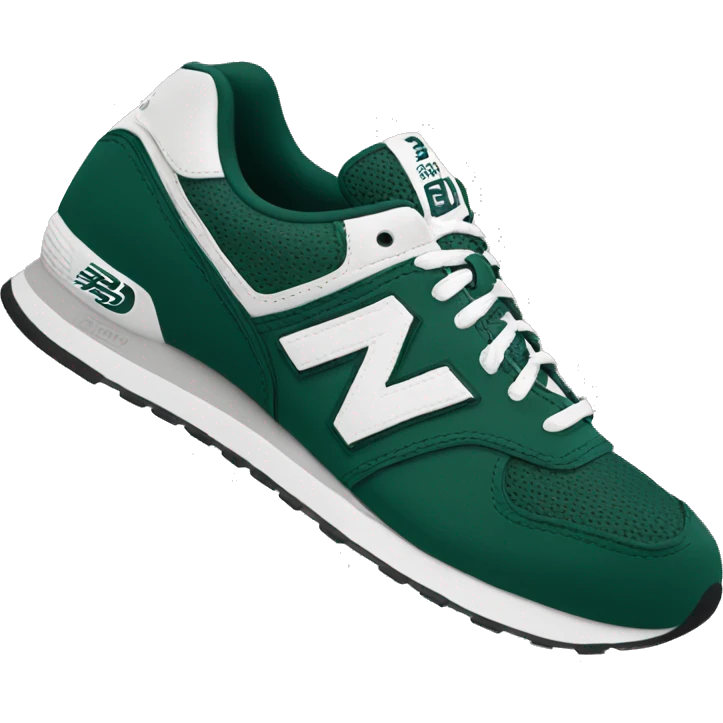 Dark green and white New Balance Shoe emoji