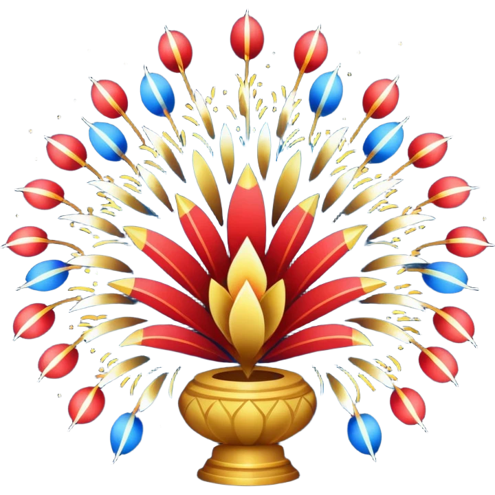 diwali fire works emoji