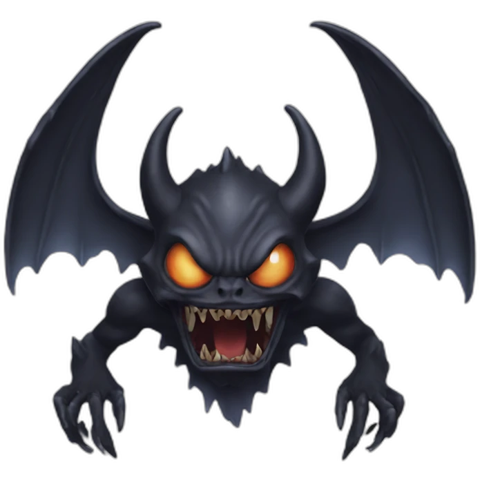Créature dark démon emoji