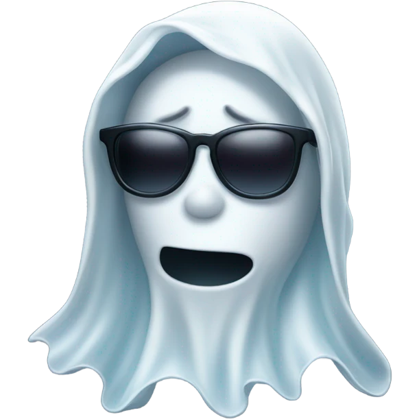 Ghost wearing sunglasses emoji