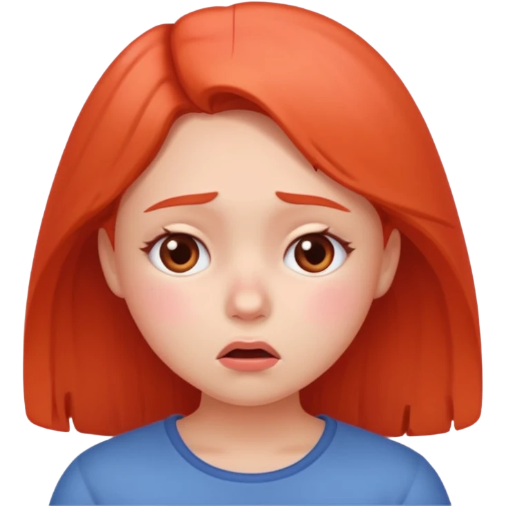 Girl flustered  emoji