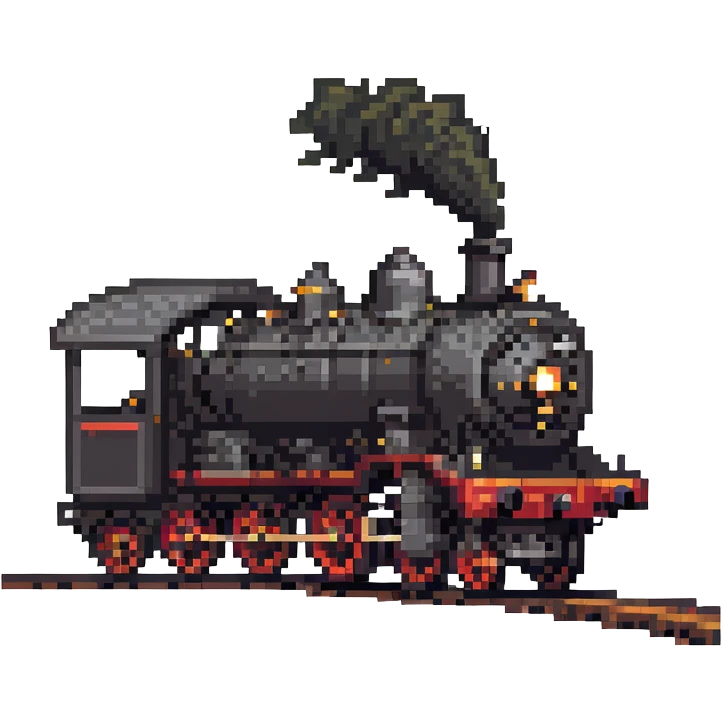old steam train emoji