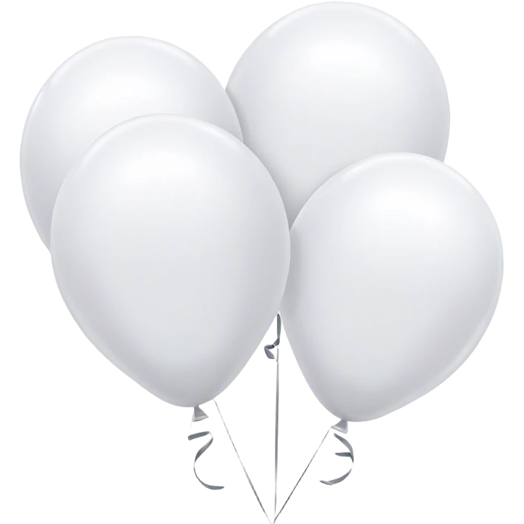White balloons emoji