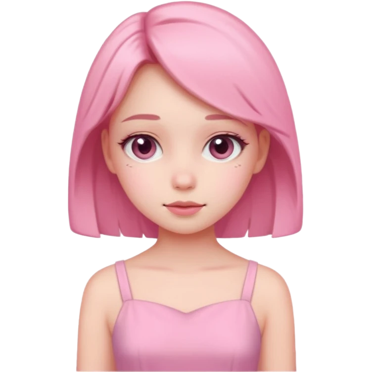 An cute Ästhetik pink clean girl emoji