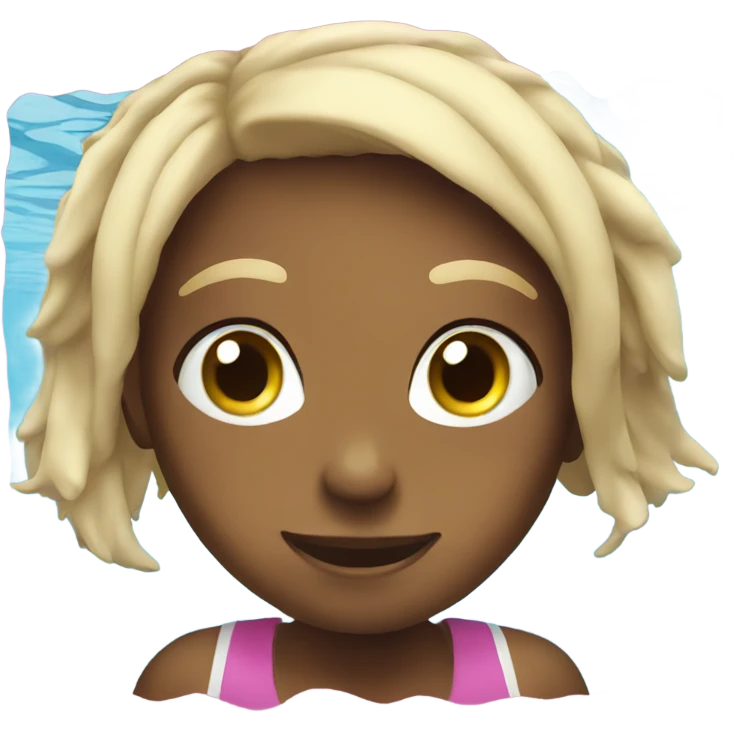 Girl swimming emoji