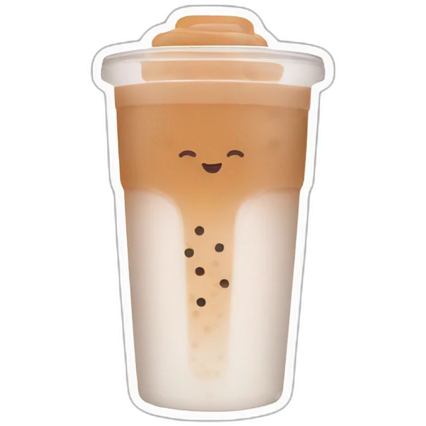 Speech bubble tea emoji