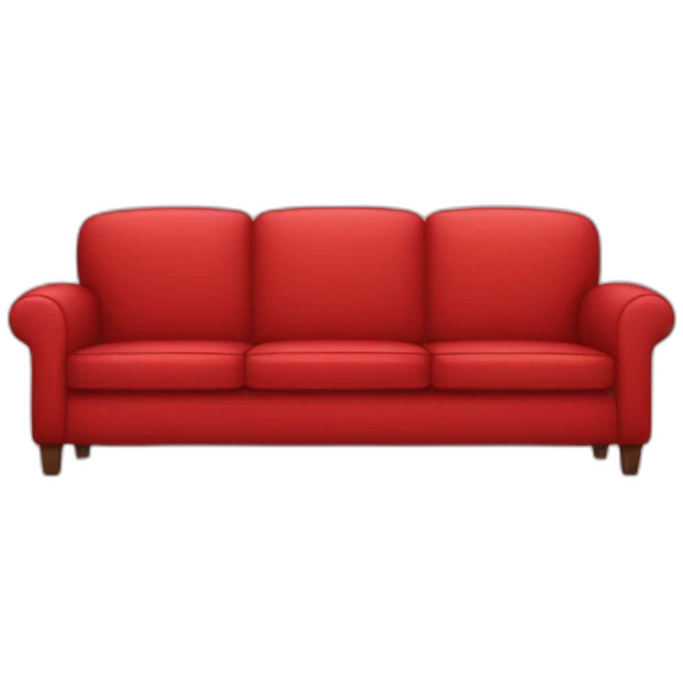 red couch emoji