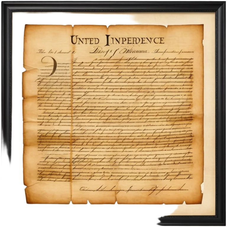 Déclaration d’indépendance des États-Unis emoji