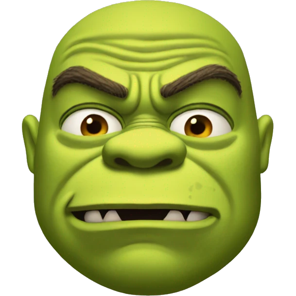 Annoyed shrek emoji