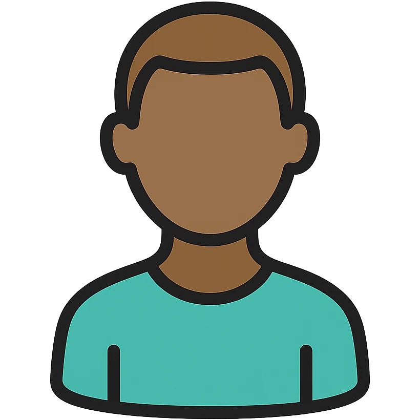 brown person with a buzzcut emoji