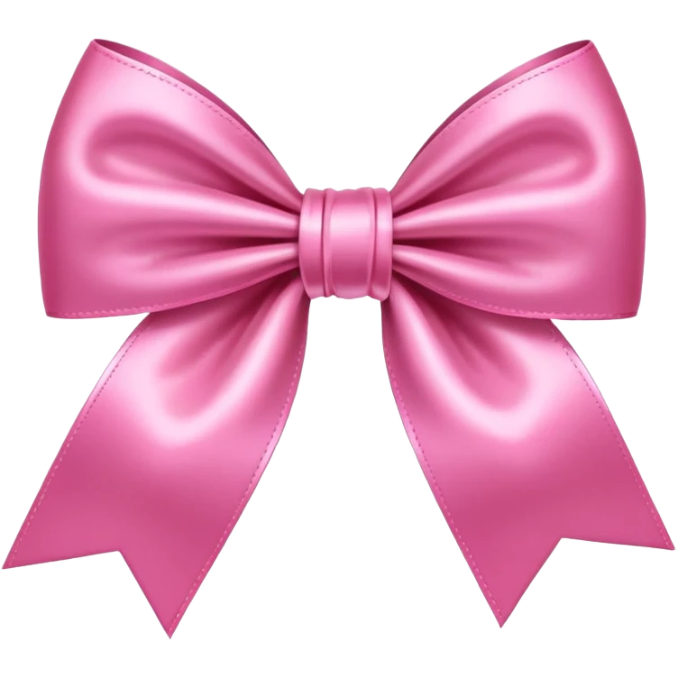 pink bow emoji