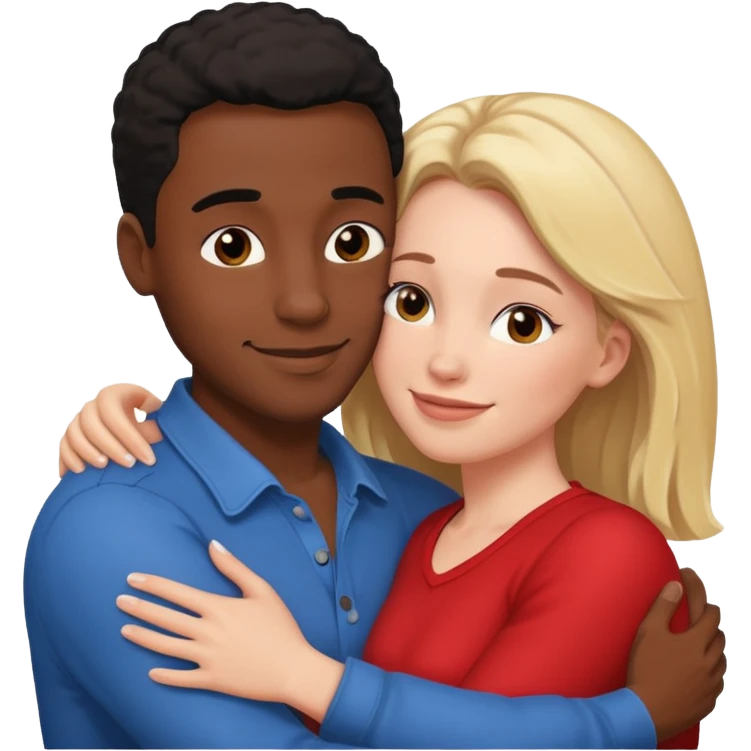 black male white female having sex emoji