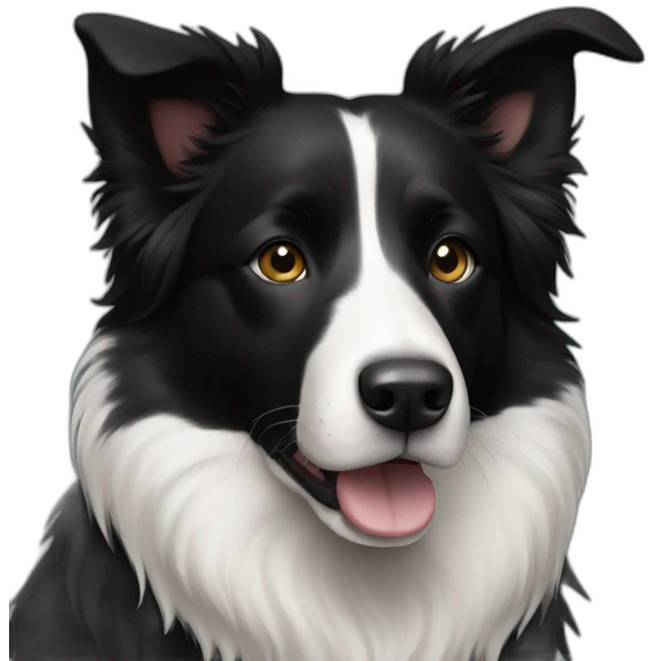 short-hair, all-black, border-collie emoji