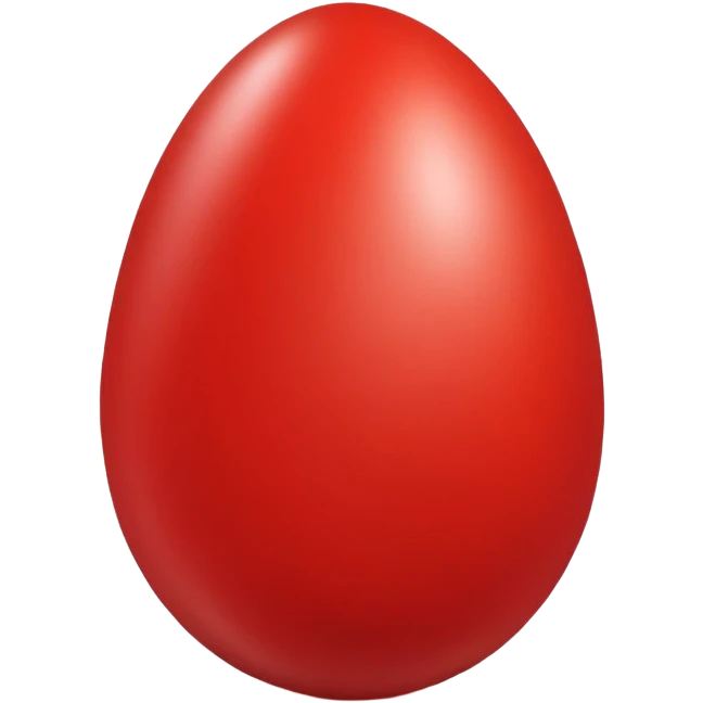 red egg emoji