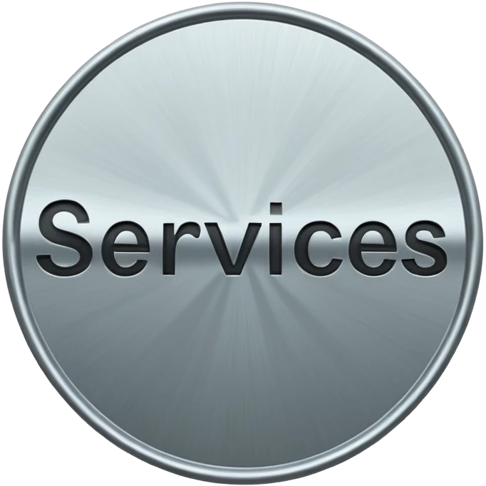 a signage that says "Services" emoji