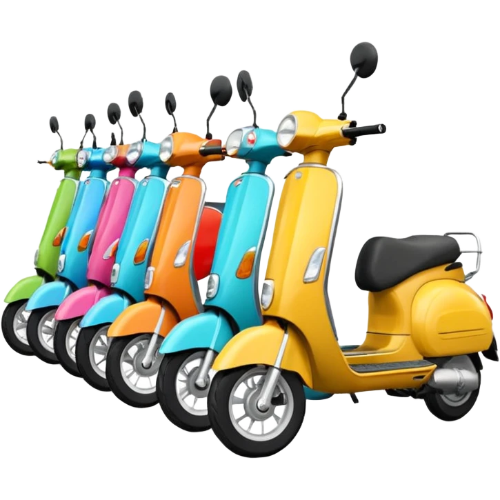 Many Scooters emoji