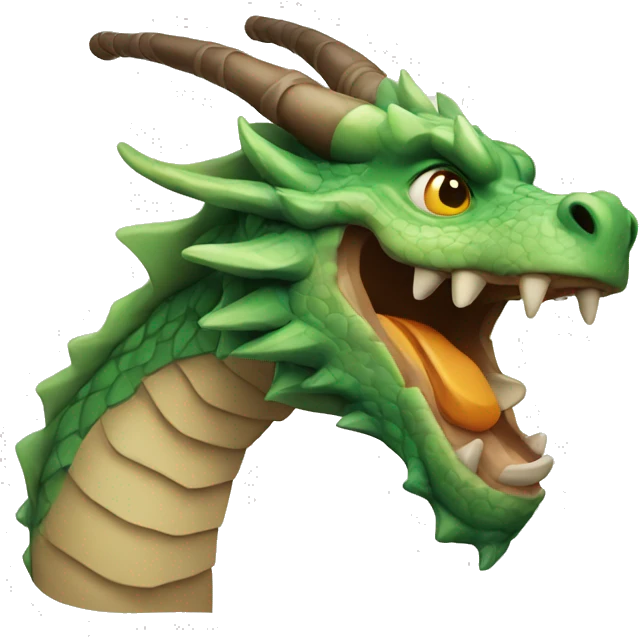 Stylized dragon emoji