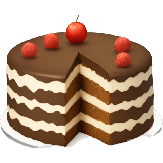 Tarta de cumpleaños emoji