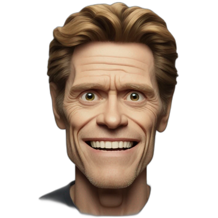 Willem dafoe face emoji