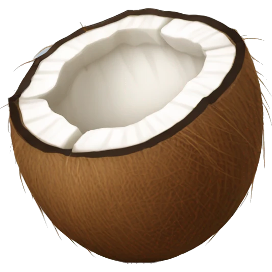 open coconut  emoji