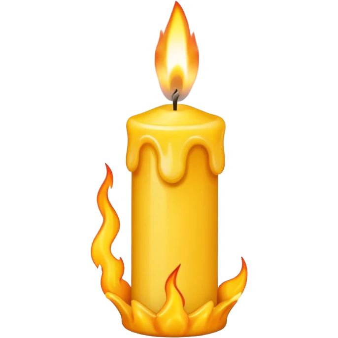 Letter € birthday candle  emoji