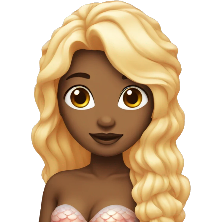 Mermaid withe skin emoji