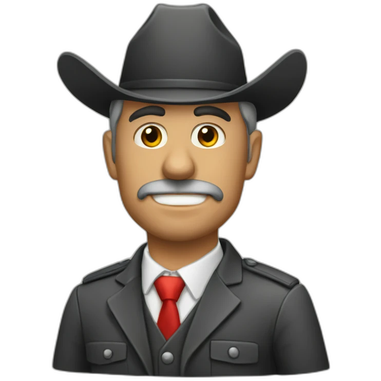 abogado sobre burro rojo emoji
