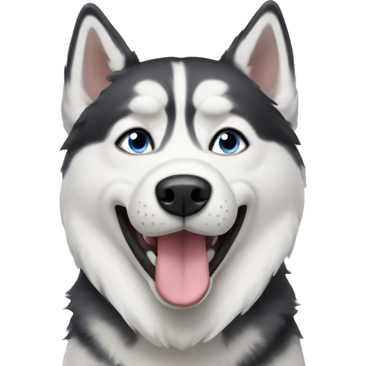 Husky dog emoji