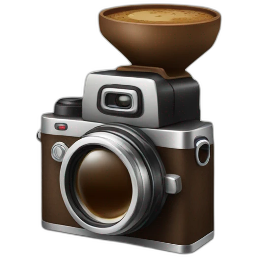 camera coffee emoji