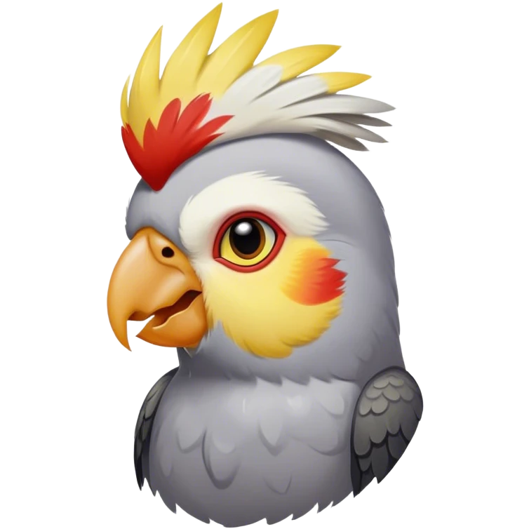 cockatiel bird emoji