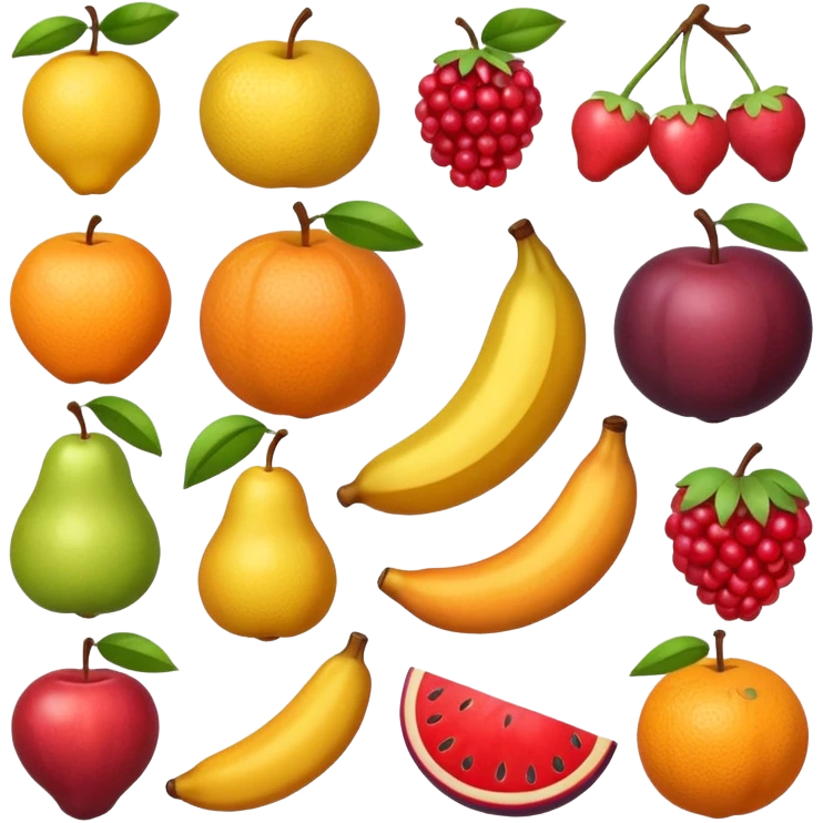 flavor fruits emoji