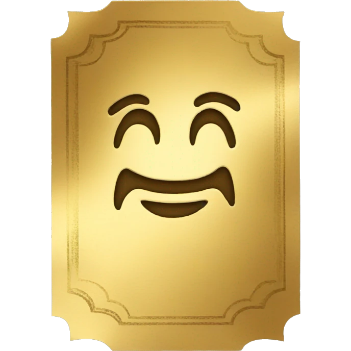 golden ticket emoji
