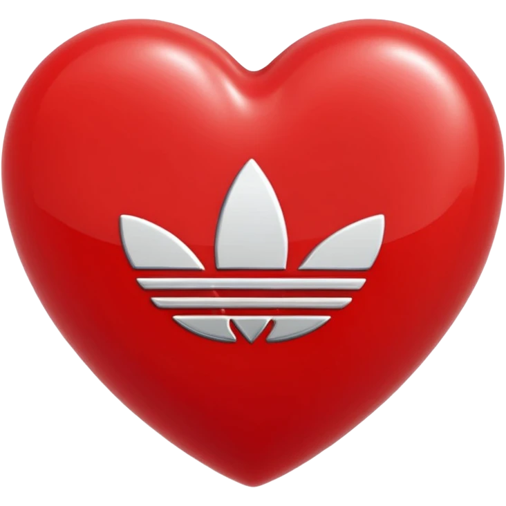 Adidas heart emoji