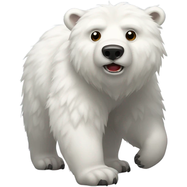 white bear  emoji