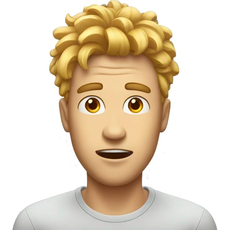 men or women with hand on his head with amazed reaction emoji