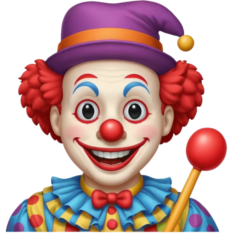 Clown with penis emoji