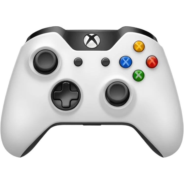 xbox controller white emoji