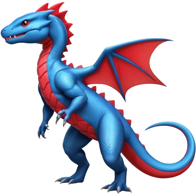 Salandit-Salamence-Fakémon-hybrid-creature (full body)  emoji