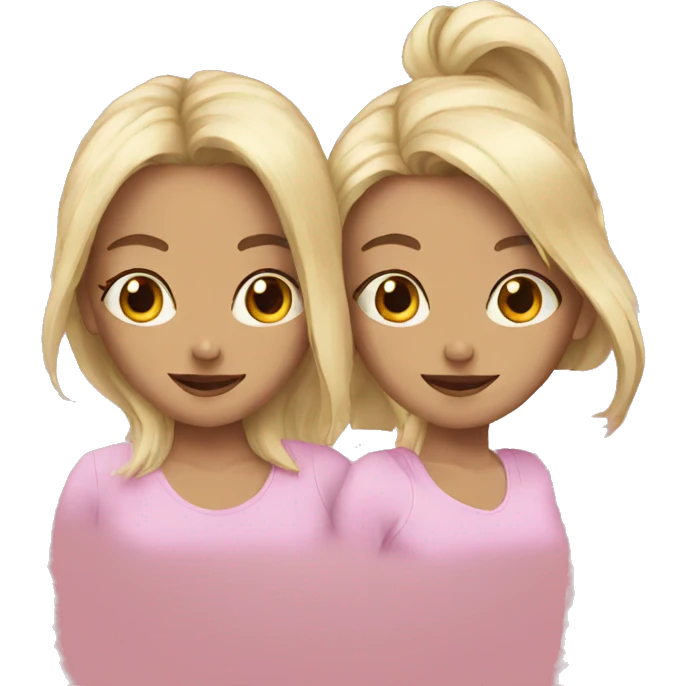 two friend girls emoji