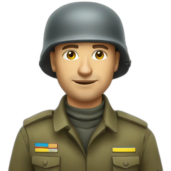 ukraine's soilder emoji