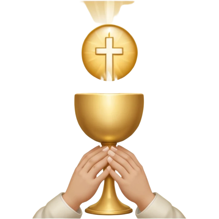 adoration and eucharist emoji