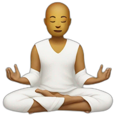 Meditation emoji