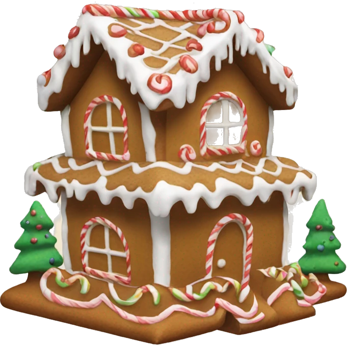 gingerbread house  emoji