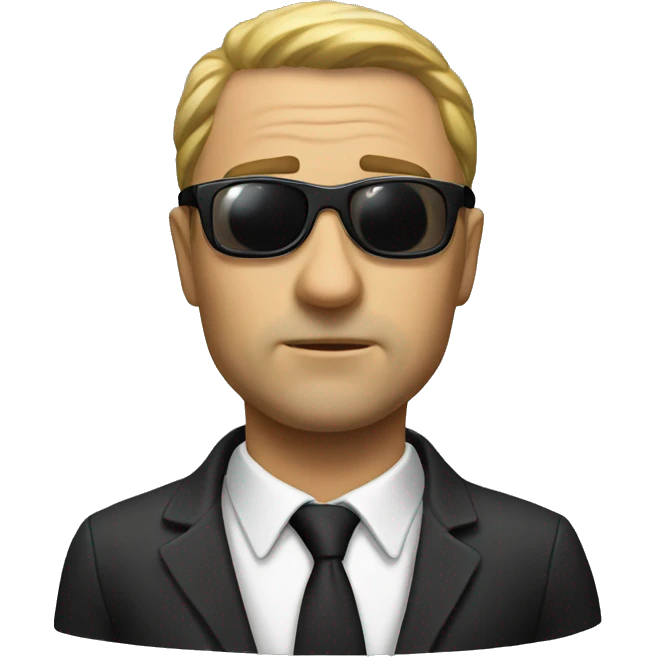 photorealistic spy emoji