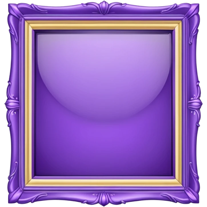 Purple empty frame emoji