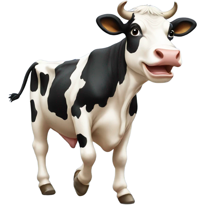 Cow dancing emoji