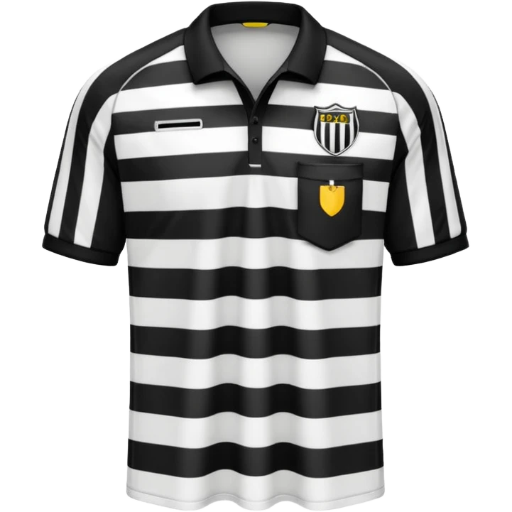 soccer reffere jersey emoji