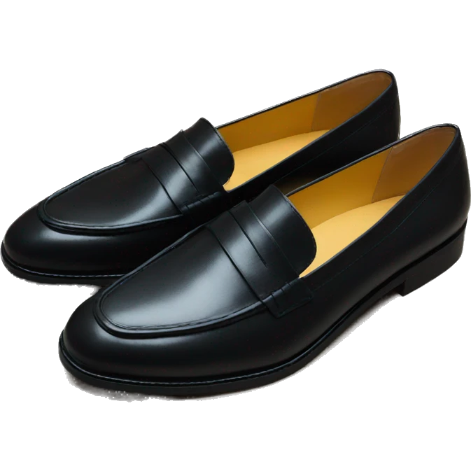 Loafers black emoji