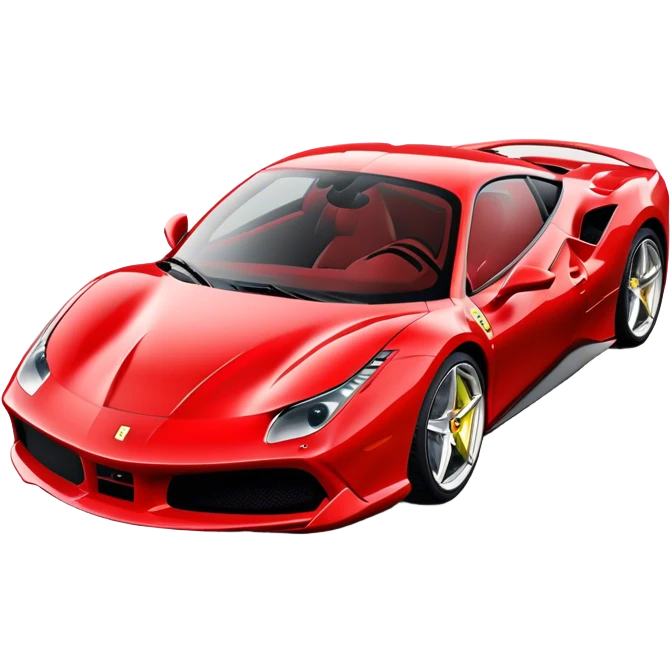 Ferrari 488 GTB - Ferrari (Model Year: 2020) (Iconic colour: Red) emoji