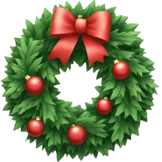 Christmas Wreath emoji